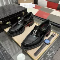 Cheap Christian Louboutin Leather Shoes For Men #1273848 Replica Wholesale [$145.00 USD] [ITEM#1273848] on Replica Christian Louboutin Leather Shoes