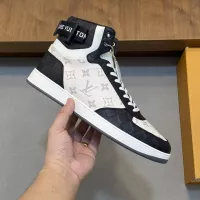 Cheap Louis Vuitton High Tops Shoes For Men #1273922 Replica Wholesale [$80.00 USD] [ITEM#1273922] on Replica Louis Vuitton High Tops Shoes