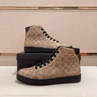 Cheap Coach High Tops Shoes For Men #1274262 Replica Wholesale [$82.00 USD] [ITEM#1274262] on Replica Coach High Tops Shoes