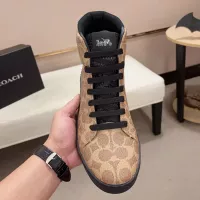 Cheap Coach High Tops Shoes For Men #1274262 Replica Wholesale [$82.00 USD] [ITEM#1274262] on Replica Coach High Tops Shoes