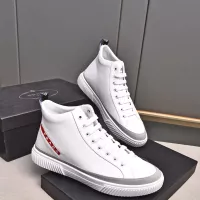 Cheap Prada High Top Shoes For Men #1274294 Replica Wholesale [$82.00 USD] [ITEM#1274294] on Replica Prada High Top Shoes