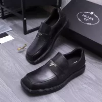 Cheap Prada Leather Shoes For Men #1274393 Replica Wholesale [$96.00 USD] [ITEM#1274393] on Replica Prada Leather Shoes