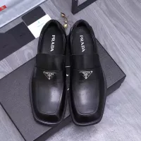 Cheap Prada Leather Shoes For Men #1274393 Replica Wholesale [$96.00 USD] [ITEM#1274393] on Replica Prada Leather Shoes