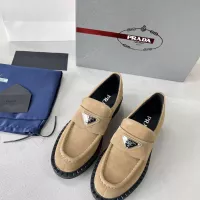 Cheap Prada Leather Shoes For Women #1274402 Replica Wholesale [$98.00 USD] [ITEM#1274402] on Replica Prada Leather Shoes