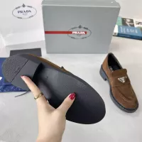 Cheap Prada Leather Shoes For Women #1274406 Replica Wholesale [$98.00 USD] [ITEM#1274406] on Replica Prada Leather Shoes