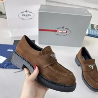 Cheap Prada Leather Shoes For Men #1274407 Replica Wholesale [$98.00 USD] [ITEM#1274407] on Replica Prada Leather Shoes