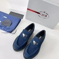 Cheap Prada Leather Shoes For Men #1274409 Replica Wholesale [$98.00 USD] [ITEM#1274409] on Replica Prada Leather Shoes