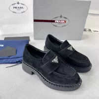 Cheap Prada Leather Shoes For Women #1274410 Replica Wholesale [$98.00 USD] [ITEM#1274410] on Replica Prada Leather Shoes