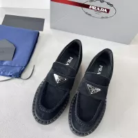 Cheap Prada Leather Shoes For Women #1274410 Replica Wholesale [$98.00 USD] [ITEM#1274410] on Replica Prada Leather Shoes