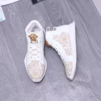 Cheap Versace High Tops Shoes For Women #1274448 Replica Wholesale [$76.00 USD] [ITEM#1274448] on Replica Versace High Tops Shoes