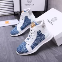 Cheap Versace High Tops Shoes For Women #1274449 Replica Wholesale [$76.00 USD] [ITEM#1274449] on Replica Versace High Tops Shoes