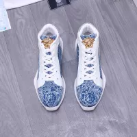 Cheap Versace High Tops Shoes For Women #1274449 Replica Wholesale [$76.00 USD] [ITEM#1274449] on Replica Versace High Tops Shoes