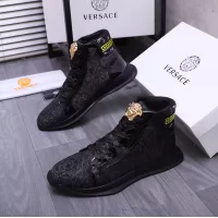 Cheap Versace High Tops Shoes For Women #1274450 Replica Wholesale [$76.00 USD] [ITEM#1274450] on Replica Versace High Tops Shoes