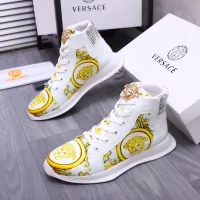 Cheap Versace High Tops Shoes For Women #1274451 Replica Wholesale [$76.00 USD] [ITEM#1274451] on Replica Versace High Tops Shoes