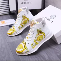 Cheap Versace High Tops Shoes For Women #1274451 Replica Wholesale [$76.00 USD] [ITEM#1274451] on Replica Versace High Tops Shoes