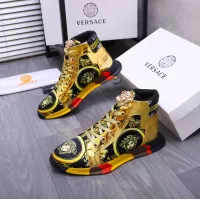 Cheap Versace High Tops Shoes For Women #1274452 Replica Wholesale [$76.00 USD] [ITEM#1274452] on Replica Versace High Tops Shoes