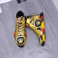 Cheap Versace High Tops Shoes For Women #1274452 Replica Wholesale [$76.00 USD] [ITEM#1274452] on Replica Versace High Tops Shoes