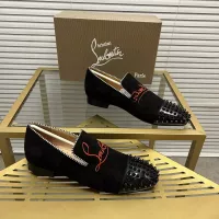 Cheap Christian Louboutin Leather Shoes For Men #1274579 Replica Wholesale [$92.00 USD] [ITEM#1274579] on Replica Christian Louboutin Leather Shoes