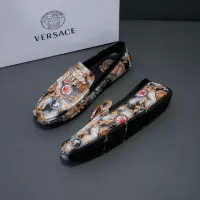 Cheap Versace Leather Shoes For Men #1274758 Replica Wholesale [$68.00 USD] [ITEM#1274758] on Replica Versace Leather Shoes