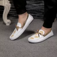 Cheap Versace Leather Shoes For Men #1274775 Replica Wholesale [$68.00 USD] [ITEM#1274775] on Replica Versace Leather Shoes