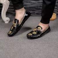 Cheap Versace Leather Shoes For Men #1274776 Replica Wholesale [$68.00 USD] [ITEM#1274776] on Replica Versace Leather Shoes