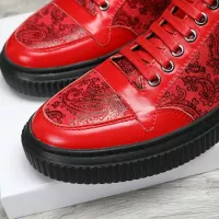 Cheap Versace High Tops Shoes For Men #1274972 Replica Wholesale [$76.00 USD] [ITEM#1274972] on Replica Versace High Tops Shoes