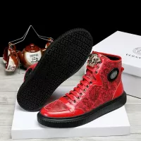 Cheap Versace High Tops Shoes For Men #1274972 Replica Wholesale [$76.00 USD] [ITEM#1274972] on Replica Versace High Tops Shoes