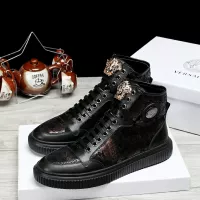 Cheap Versace High Tops Shoes For Men #1274974 Replica Wholesale [$76.00 USD] [ITEM#1274974] on Replica Versace High Tops Shoes