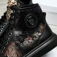 Cheap Versace High Tops Shoes For Men #1274974 Replica Wholesale [$76.00 USD] [ITEM#1274974] on Replica Versace High Tops Shoes