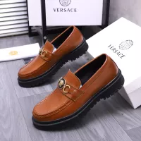 Cheap Versace Leather Shoes For Men #1275016 Replica Wholesale [$88.00 USD] [ITEM#1275016] on Replica Versace Leather Shoes