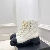 Cheap Chanel Boots For Women #1275178 Replica Wholesale [$135.00 USD] [ITEM#1275178] on Replica Chanel Boots