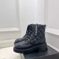 Cheap Chanel Boots For Women #1275179 Replica Wholesale [$135.00 USD] [ITEM#1275179] on Replica Chanel Boots