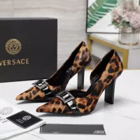 Cheap Versace High-Heeled Shoes For Women #1275359 Replica Wholesale [$118.00 USD] [ITEM#1275359] on Replica Versace High-Heeled Shoes