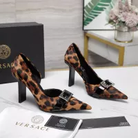 Cheap Versace High-Heeled Shoes For Women #1275359 Replica Wholesale [$118.00 USD] [ITEM#1275359] on Replica Versace High-Heeled Shoes