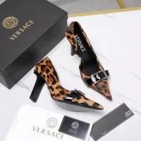 Cheap Versace High-Heeled Shoes For Women #1275359 Replica Wholesale [$118.00 USD] [ITEM#1275359] on Replica Versace High-Heeled Shoes