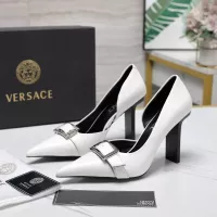 Cheap Versace High-Heeled Shoes For Women #1275360 Replica Wholesale [$118.00 USD] [ITEM#1275360] on Replica Versace High-Heeled Shoes