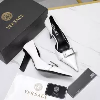 Cheap Versace High-Heeled Shoes For Women #1275360 Replica Wholesale [$118.00 USD] [ITEM#1275360] on Replica Versace High-Heeled Shoes