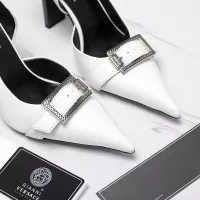 Cheap Versace High-Heeled Shoes For Women #1275360 Replica Wholesale [$118.00 USD] [ITEM#1275360] on Replica Versace High-Heeled Shoes