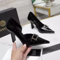 Cheap Versace High-Heeled Shoes For Women #1275363 Replica Wholesale [$118.00 USD] [ITEM#1275363] on Replica Versace High-Heeled Shoes