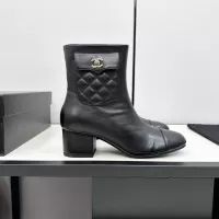 Cheap Chanel Boots For Women #1275590 Replica Wholesale [$132.00 USD] [ITEM#1275590] on Replica Chanel Boots