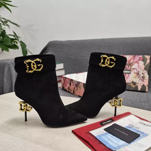 Cheap Dolce &amp; Gabbana D&amp;G Boots For Women #1275785 Replica Wholesale [$172.00 USD] [ITEM#1275785] on Replica Dolce &amp; Gabbana D&amp;G Boots