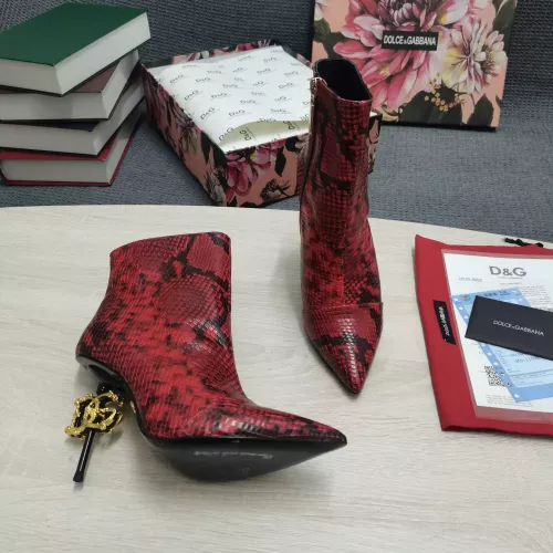 Cheap Dolce &amp; Gabbana D&amp;G Boots For Women #1275817 Replica Wholesale [$165.00 USD] [ITEM#1275817] on Replica Dolce &amp; Gabbana D&amp;G Boots