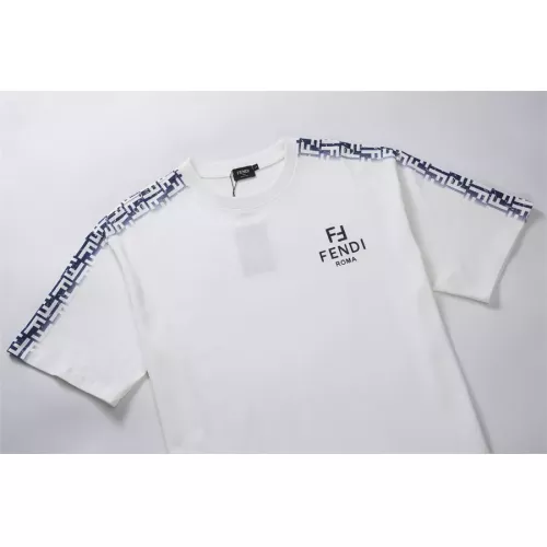 Cheap Fendi T-Shirts Short Sleeved For Unisex #1277195 Replica Wholesale [$29.00 USD] [ITEM#1277195] on Replica Fendi T-Shirts