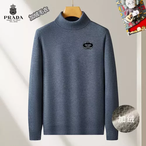 Cheap Prada Sweater Long Sleeved For Men #1277351 Replica Wholesale [$48.00 USD] [ITEM#1277351] on Replica Prada Sweater