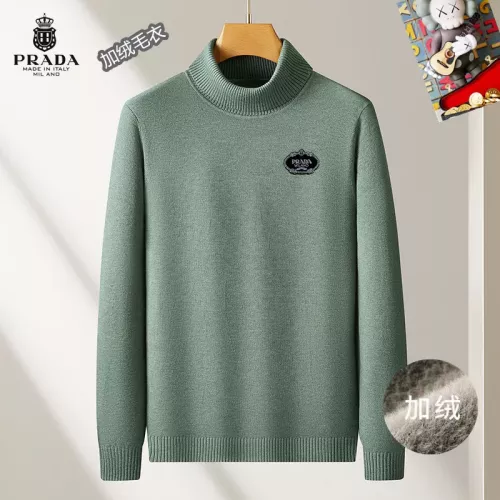 Cheap Prada Sweater Long Sleeved For Men #1277353 Replica Wholesale [$48.00 USD] [ITEM#1277353] on Replica Prada Sweater