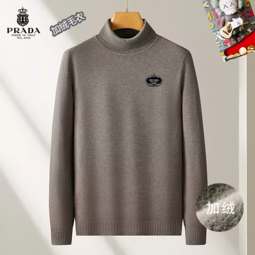 Cheap Prada Sweater Long Sleeved For Men #1277355 Replica Wholesale [$48.00 USD] [ITEM#1277355] on Replica Prada Sweater