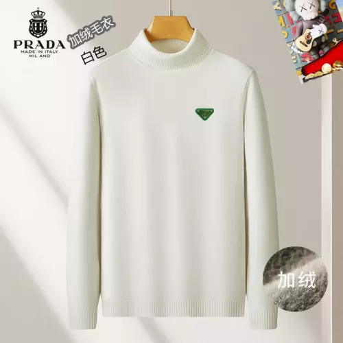 Cheap Prada Sweater Long Sleeved For Men #1277437 Replica Wholesale [$48.00 USD] [ITEM#1277437] on Replica Prada Sweater