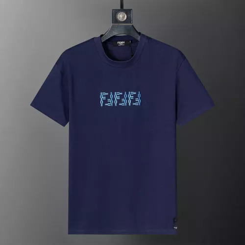 Cheap Fendi T-Shirts Short Sleeved For Men #1277633 Replica Wholesale [$25.00 USD] [ITEM#1277633] on Replica Fendi T-Shirts