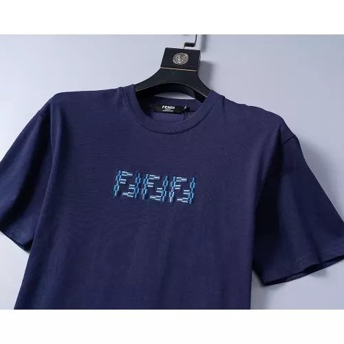 Cheap Fendi T-Shirts Short Sleeved For Men #1277633 Replica Wholesale [$25.00 USD] [ITEM#1277633] on Replica Fendi T-Shirts