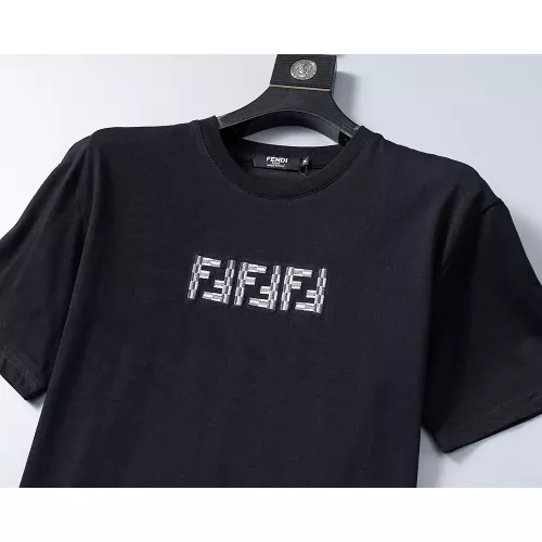 Cheap Fendi T-Shirts Short Sleeved For Men #1277634 Replica Wholesale [$25.00 USD] [ITEM#1277634] on Replica Fendi T-Shirts